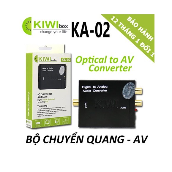 Bộ chuyển đổi âm thanh optical audio Kiwi KA–02