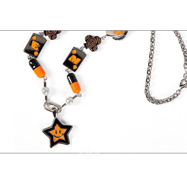 Vòng cổ Mặt Ngôi Sao Mặt Cười May Mắn Thời Trang Cho Cặp Đôi