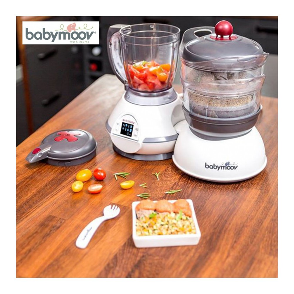 MÁY XAY HẤP ĐA NĂNG NUTRIBABY 5IN1 BABYMOOV