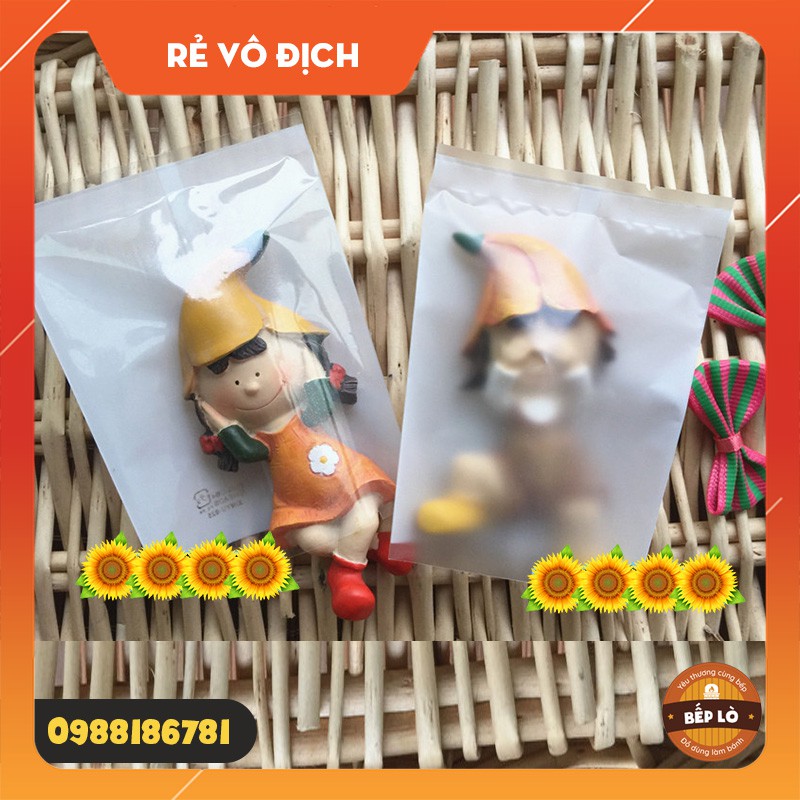 Túi đựng bánh quy trong suốt - mờ SIÊU RẺ - set 100 túi