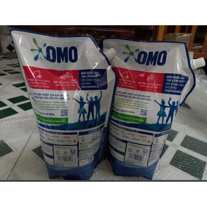 Nước giặt omo cửa ngang 2kg