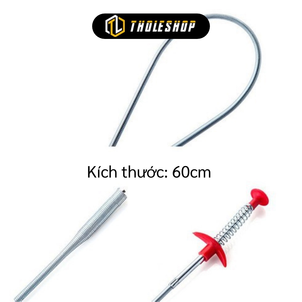 Dụng Cụ Thông Tắc - Cây Gắp Rác Thông Cống Thiết Kế 2in1 Nhiều Kích Cỡ  4000