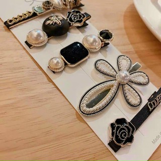 Kẹp tóc Set 6 chi tiết dành cho nữ Phong cách Hàn Quốc siêu rẻ