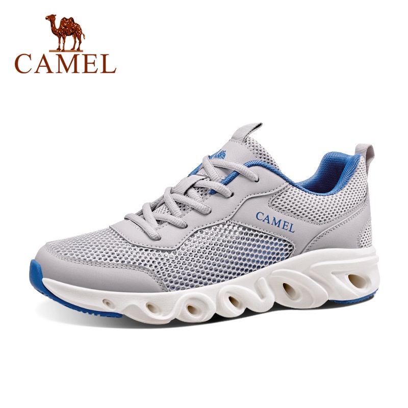 Giày thể thao CAMEL phối lưới siêu nhẹ thoáng khí chống trượt cá tính cho nam