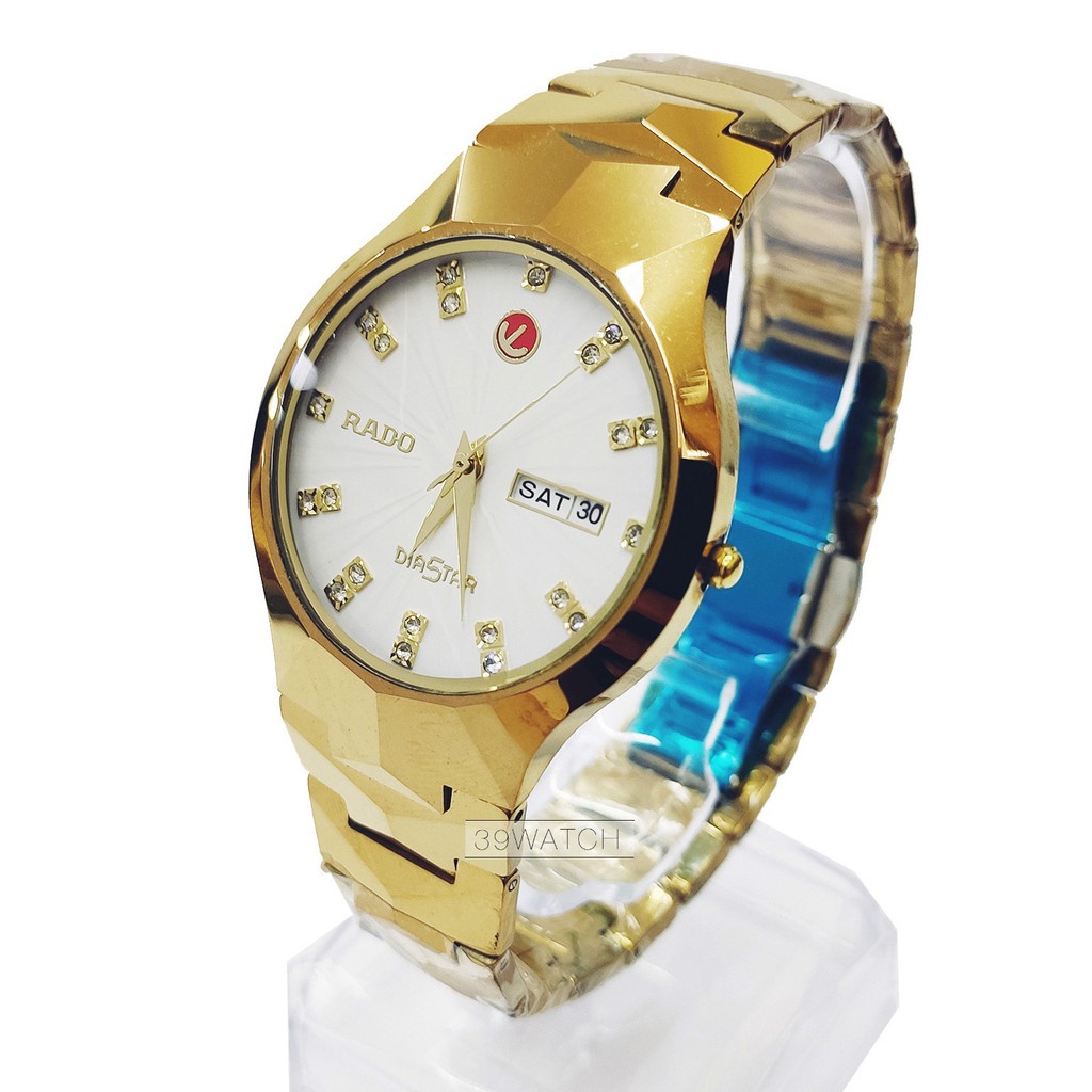 [Tặng ví da nam] Đồng hồ Julibé nam RA43 NA màu vàng, chất liệu dây đá ceramic nguyên khối, mặt kính saphire chống trầy | BigBuy360 - bigbuy360.vn