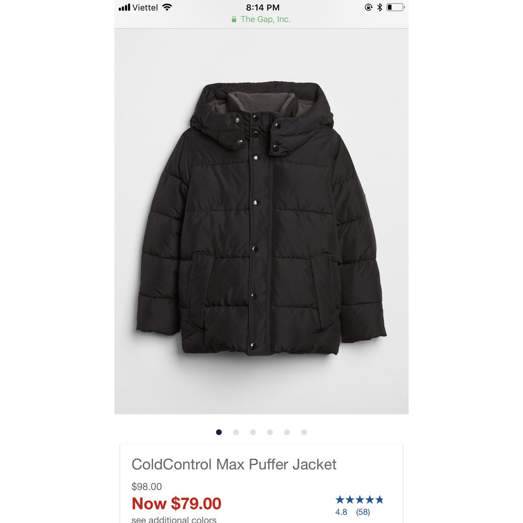 * Mã 7252: Áo phao #Gap