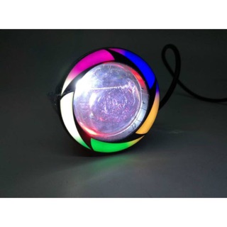 Đèn LED U7 Không lồng sắt viền 5 màu hàng siêu cao cấp