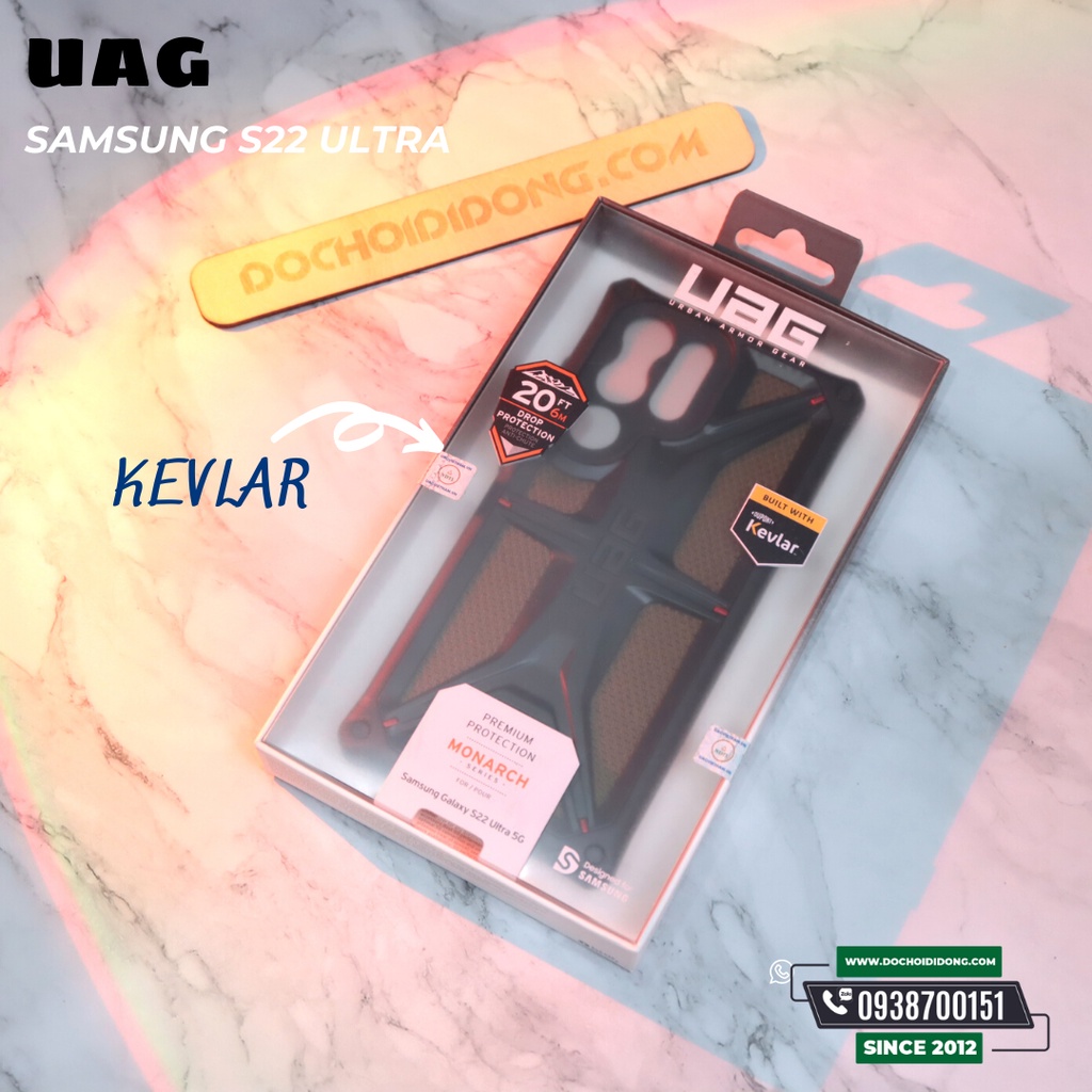 Ốp lưng Samsung Galaxy S22 Ultra UAG Premium Protection Monarch Series