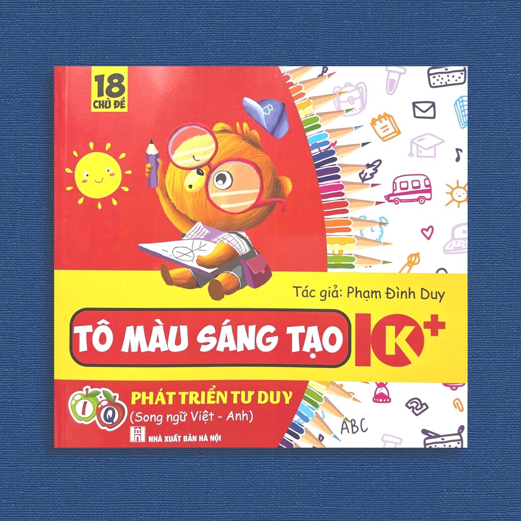 Sách - Tô Màu Sáng Tạo - 18 Chủ Đề Phát Triển Tư Duy (Song Ngữ Việt - Anh)