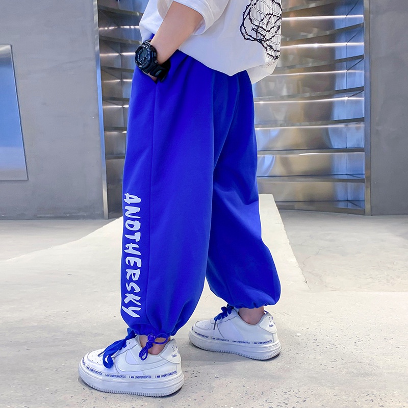 Quần jogger cho bé trai phong cách Hàn Quốc Quần dài trẻ em đi học đi chơi OQ052
