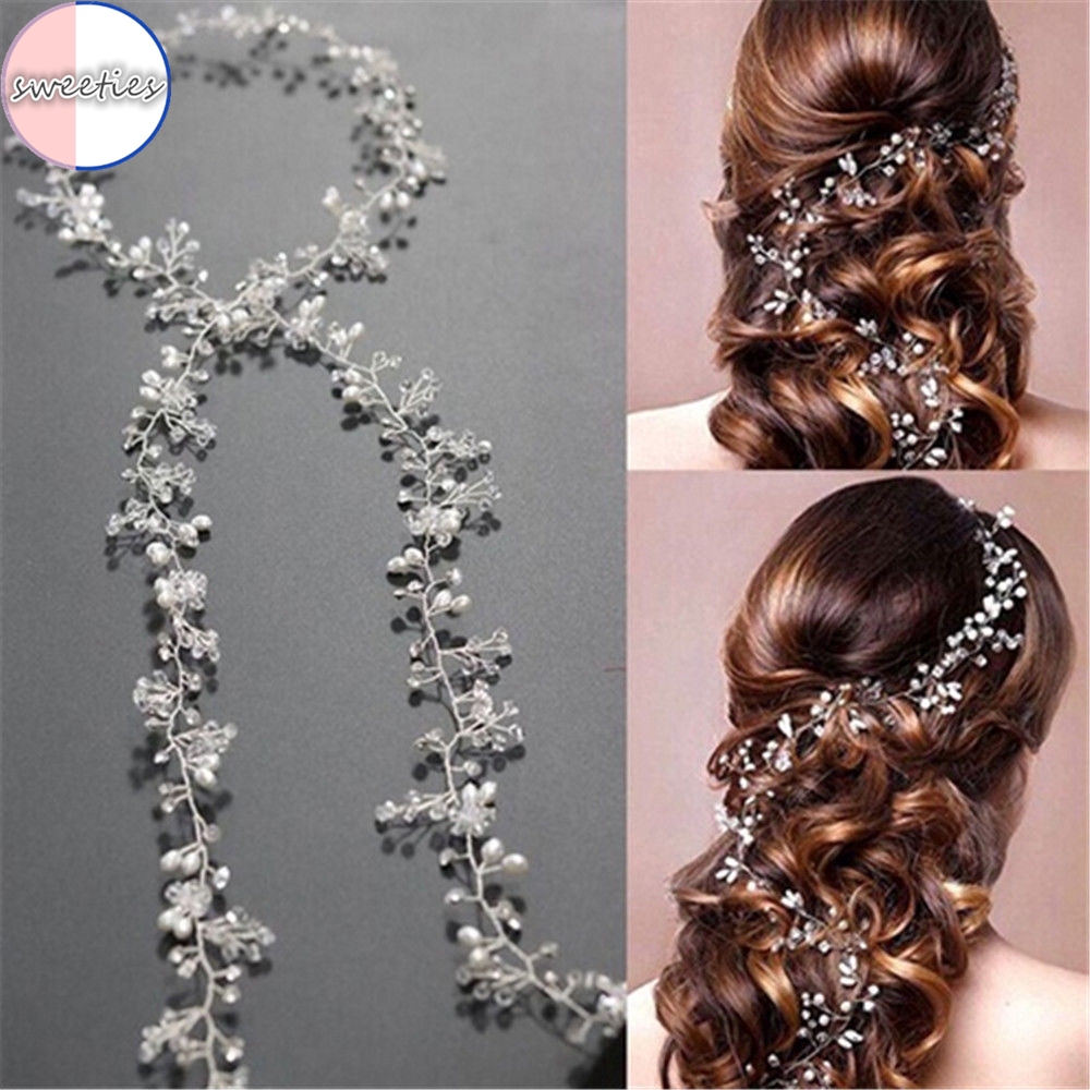 Phụ Kiện Cài Tóc Đính Ngọc Trai Nhân Tạo Thời Trang Cho Bạn Gái