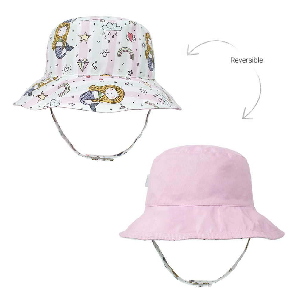 Mũ tai bèo vành rộng chống nắng UPF 50+ kiểu dáng dễ thương dành cho bé trai và bé gái đội khi đi biển mùa hè
