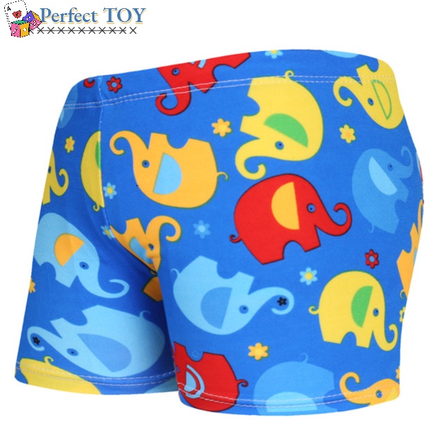 Quần Bơi Boxer In Họa Tiết Hoạt Hình Cho Bé Trai