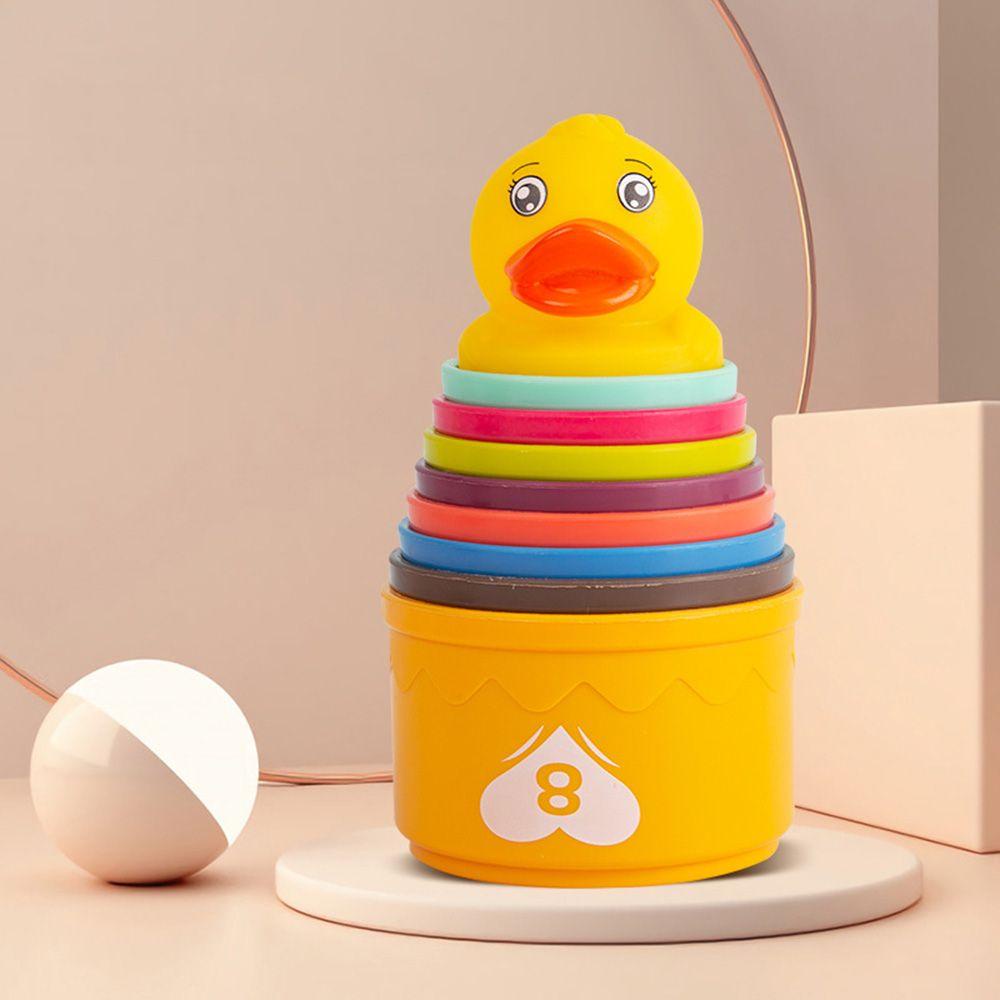 CHOOKEY Bộ Đồ Chơi Cốc Xếp Chồng Màu Cầu Vồng Giáo Dục Cho Bé