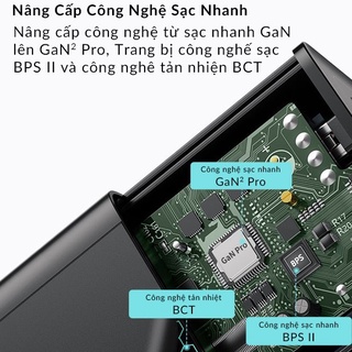 Củ Sạc Nhanh 65W Baseus GaN  Sạc Đa Năng