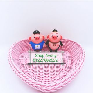 Móc khóa heo monchichi (không chuông)