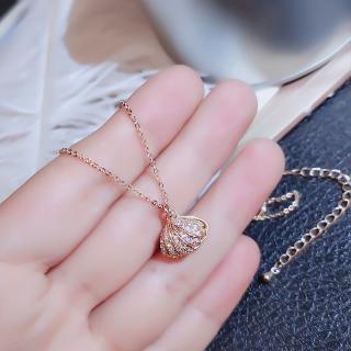 Dây Chuyền Thép Titan Mặt Ngọc Trai Không Phai Màu Thời Trang Nữ