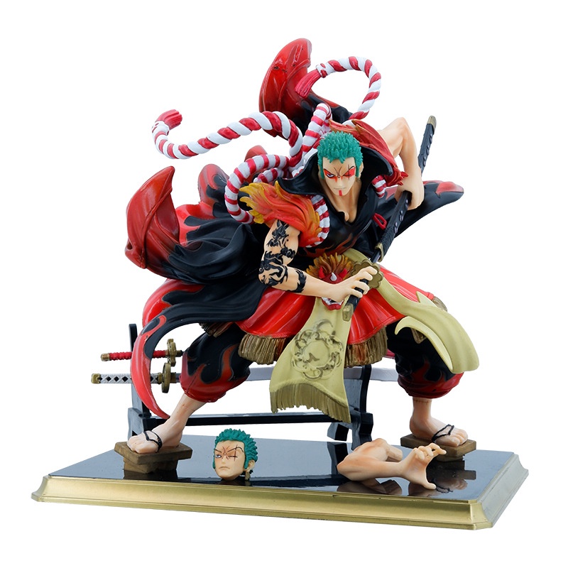 Mô hình Onepiece Kabuki Zoro NIKA STORE chính hãng cao cấp NIKA STORE cao 23cm, nhân vật anime, figu