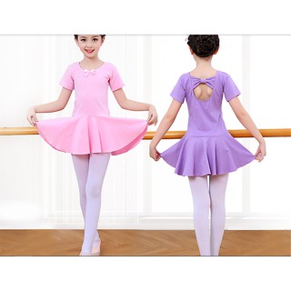 Combo váy múa bale 100% cotton cho bé (váy+quần+ quần tất+giầy múa)