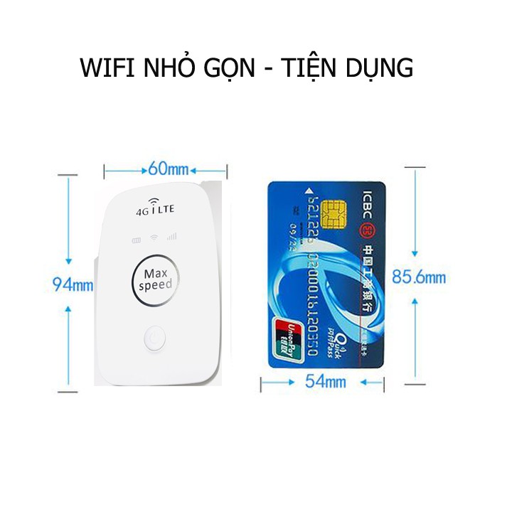 BỘ PHÁT WIFI TỪ SIM ĐA MẠNG 3G 4G , PIN KHỎE SỬ DỤNG LIÊN TỤC LÊN ĐẾN HƠN 8 TIẾNG