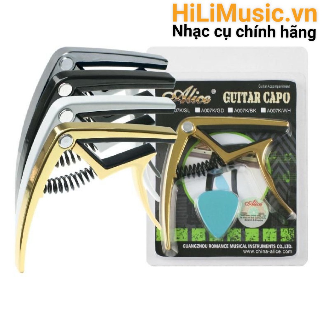 [Cửa hàng uy tín] Capo Guitar Alice A007K