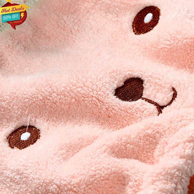 Khăn trùm tóc sợi micro thấm hút nước khô nhanh tiện dụng