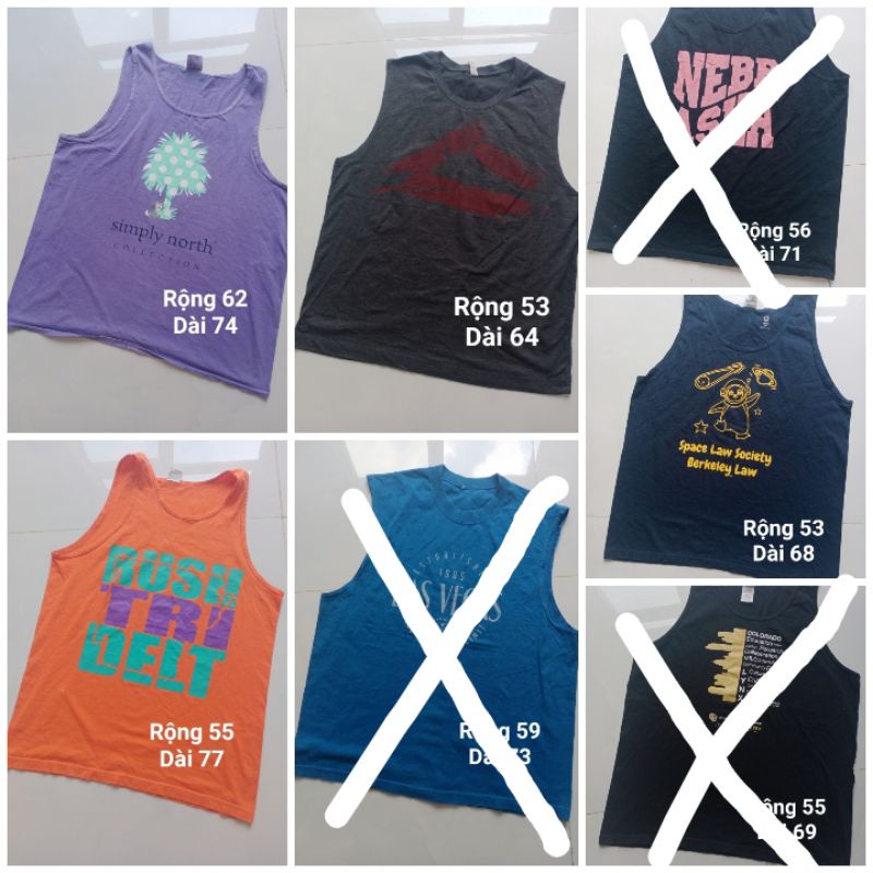 ÁO TANK TOP 2HAND