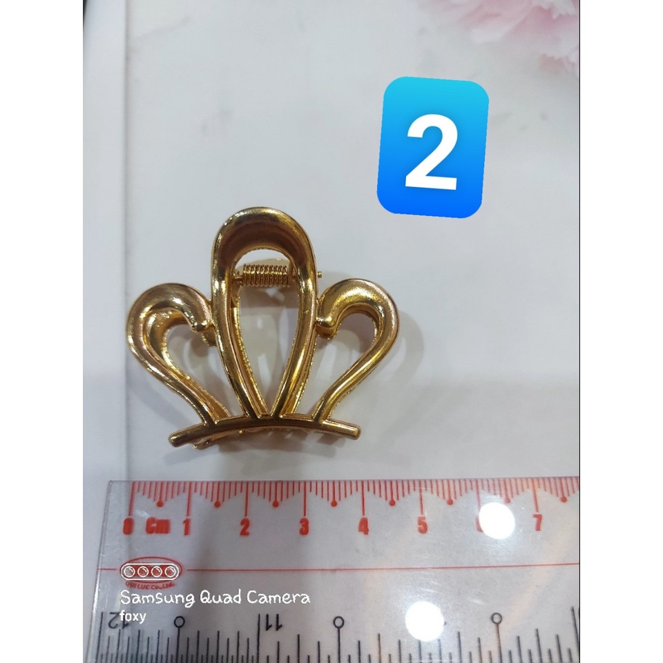 Kẹp tóc càng cua kim loại nhỏ xinh đơn giản
