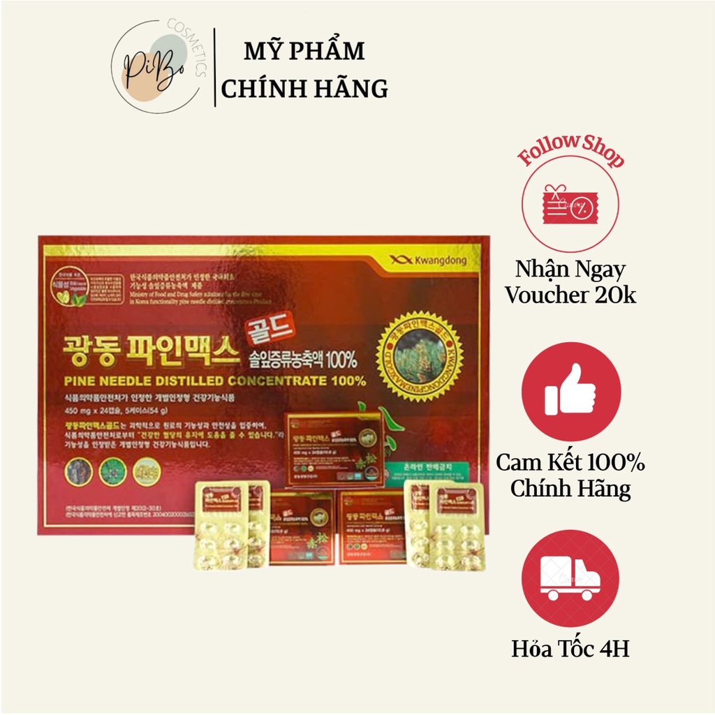 Tinh Dầu Thông Đỏ Hỗ Trợ Sức Khỏe Kwangdong Hàn Quốc