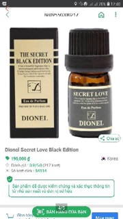 Nước hoa DIONEL siêu hót