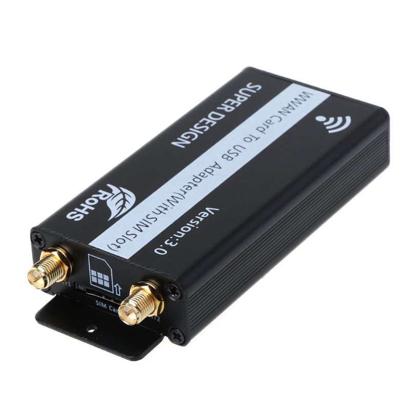 Bộ chuyển đổi NGFF M.2 sang USB 3.0 có khe đựng sim cho mô đun WWAN/ LTE/ 4G