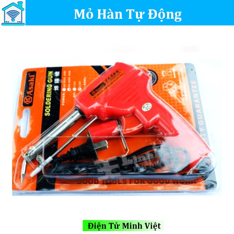 Mỏ Hàn Tự Động Đẩy Thiếc Asaki AK-9095 220VAC 60W