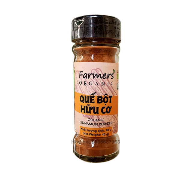 Bột Quế Hữu Cơ Farmers 40g