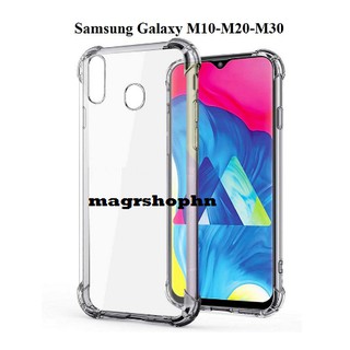 Ốp Lưng Samsung M10-M20-M30 Dẻo Trong Suốt Chống Sốc 4 cạnh cao cấp dày dặn siêu hót