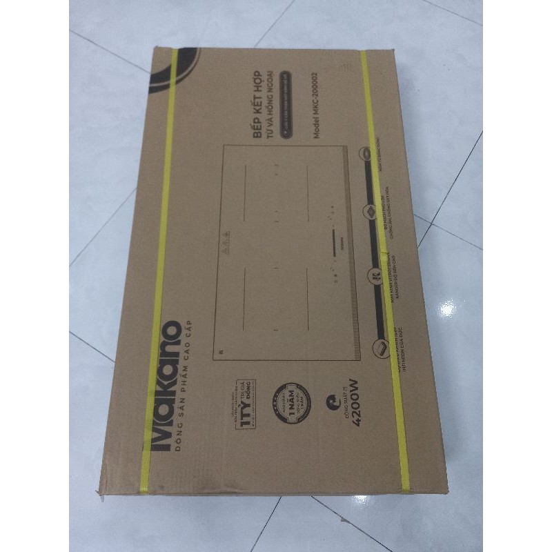 Bếp kết hợp từ và hồng ngoại Makano MKC-200002 2vùng nấu