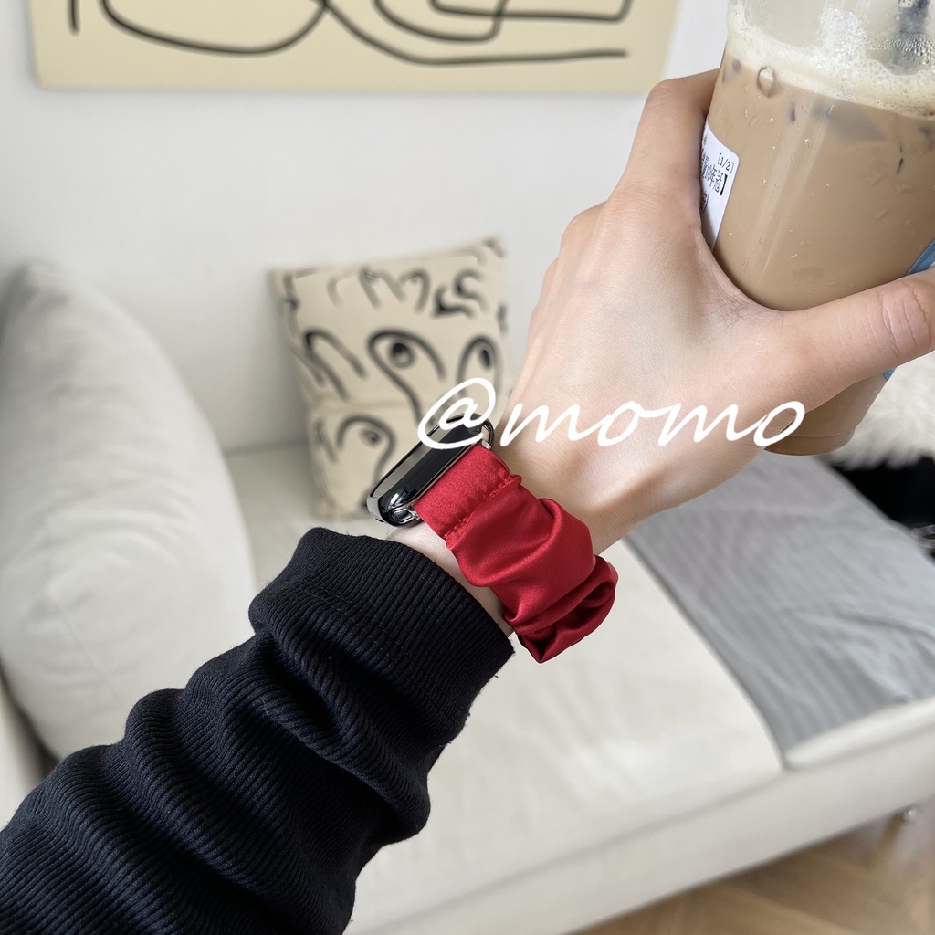 Dây Đeo Đồng Hồ Họa Tiết Giáng Sinh Cho Apple Watch Series 7 6 5 4 3 2 1 45mm 41mm 40mm 44mm