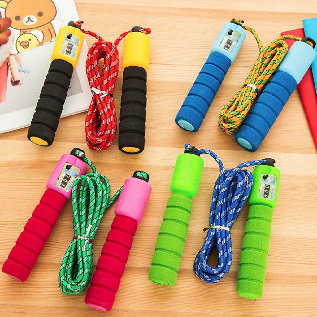[Tổng Kho Sỉ] Dây Nhảy Tập Thể Dục Đếm Số FX02 Tự Động 2,3M - Dụng Cụ Tập Thể Thao Tại Nhà