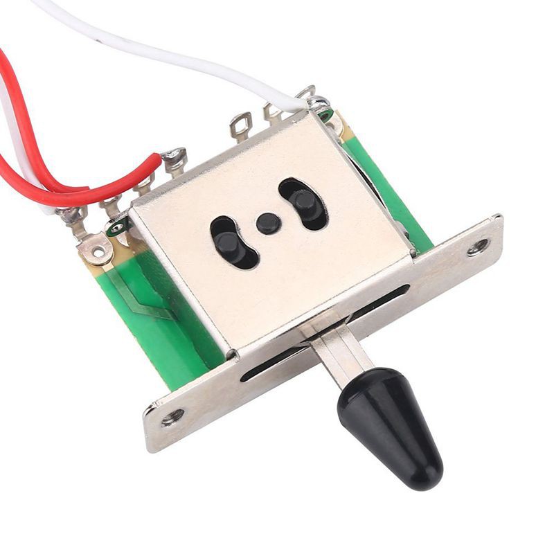 Pots For Strat Guitar PreWired 1 Volume 2 Tone Control 5 Way Switch 3-500K Pot