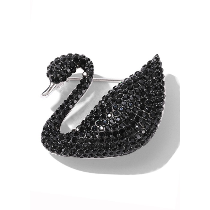 Cài áo thời trang thiên nga đính đá cao cấp GC41