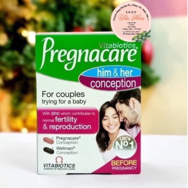 Viên Uống tăng khả năng thụ thai Pregnacare Him And Her Conception