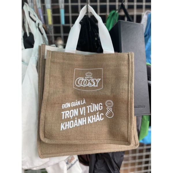 Túi xách sợi cói cho nữ size 30×30 x 10