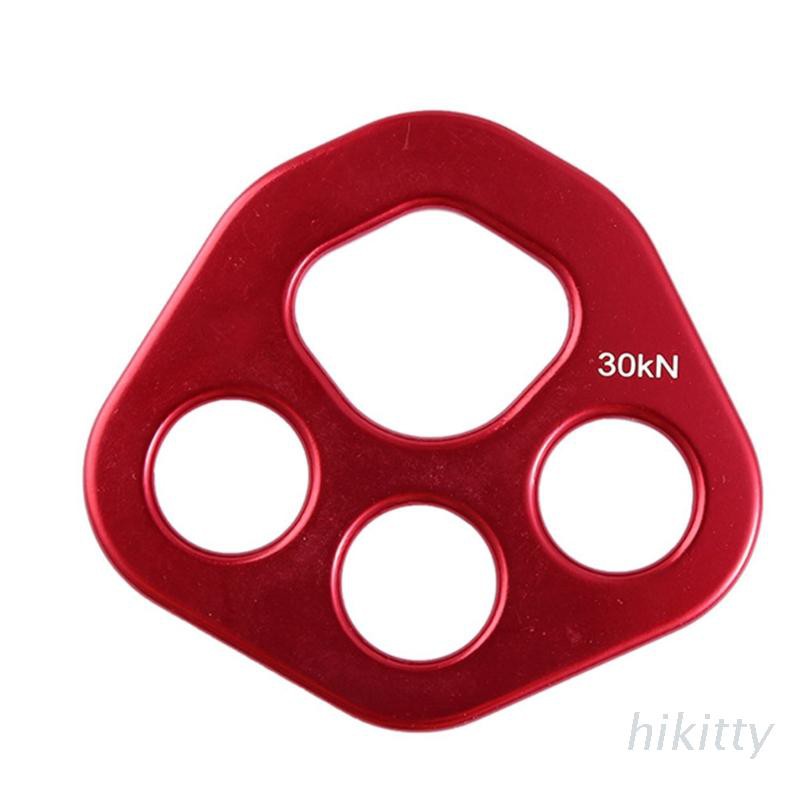 HIK Rigging Plate Bear Paw Outdoor Sports Hand Board Multipliers Climbing Rescue Three-Hole Splitter Board Mountaineering Fingerboard Effortless Climbing Tool