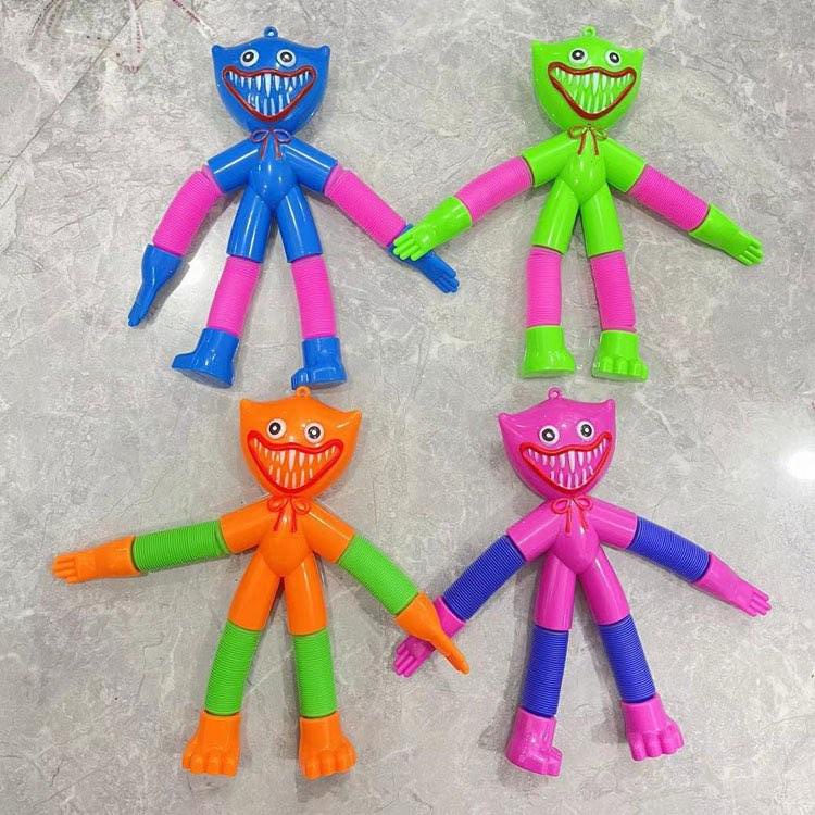 Huggy Wuggy Ống Lò Xo Biến Hình Có Đèn 2in1
