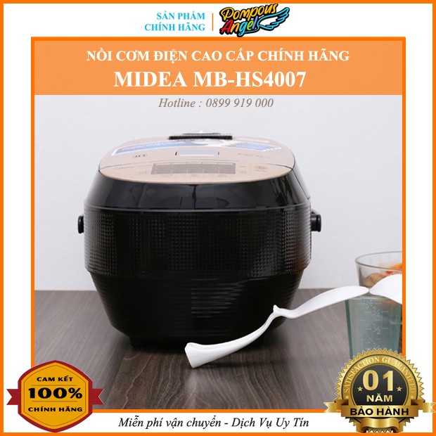 [Chính hãng] Nồi cơm điện từ đa năng - điện tử cao tần thông minh MIDEA MB-HS4007 1.5L chống dính , bảo hành lỗi 1 đổi 1