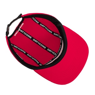 DirtyCoins Nón 5 Panels Cap - Red