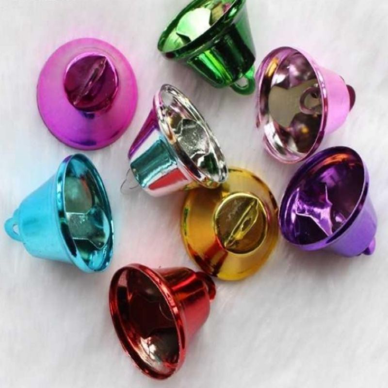 Chuông nhôm màu, làm đồ handmade, trang trí trang trí lục lạc thú cưng