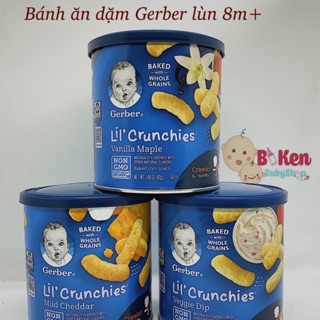 Bánh ăn dặm Gerber lùn NON GMO (8m+) 42gram date 2022
