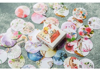 Sticker xinh xắn ( 1 hộp 40 miếng )