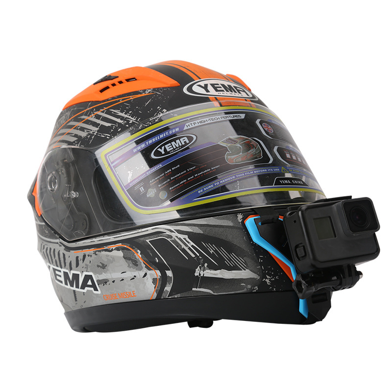 Mount Gắn Cằm Cho GoPro Telesin - Bộ Gắn Cằm Lên Mũ Fullface  Kèm đế khóa J