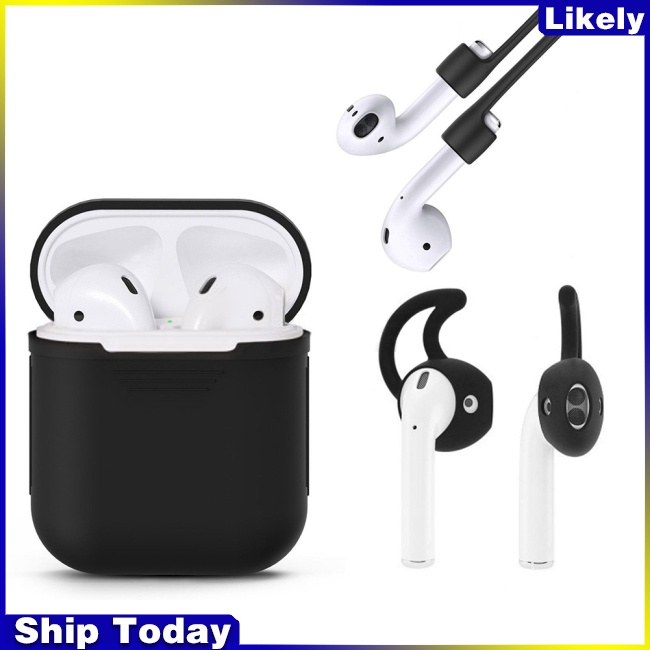 Vỏ Silicone Bảo Vệ Hộp Sạc Tai Nghe AirPods 3 Trong 1 Tiện Dụng